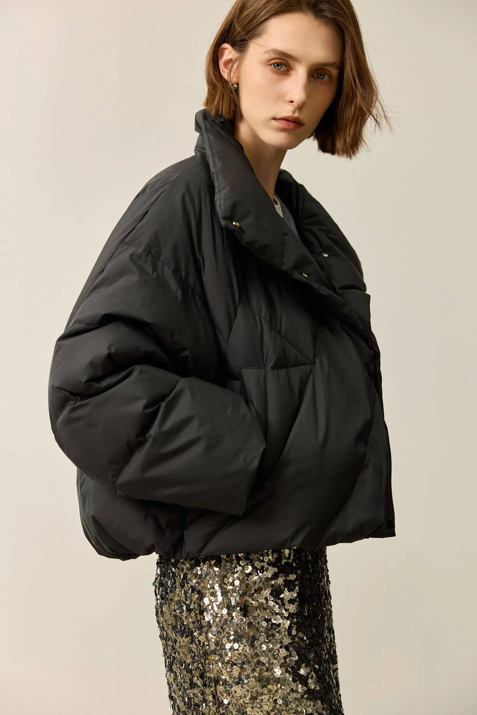 LILY White Duck Down Ultra-Light Down Jacket