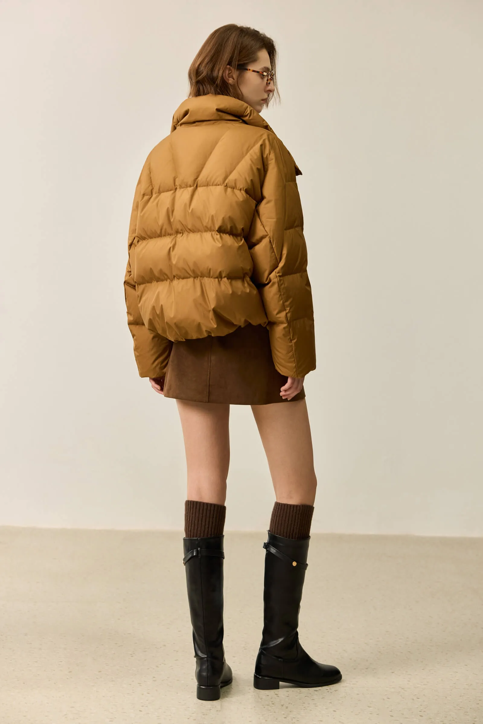 LILY White Duck Down Ultra-Light Down Jacket