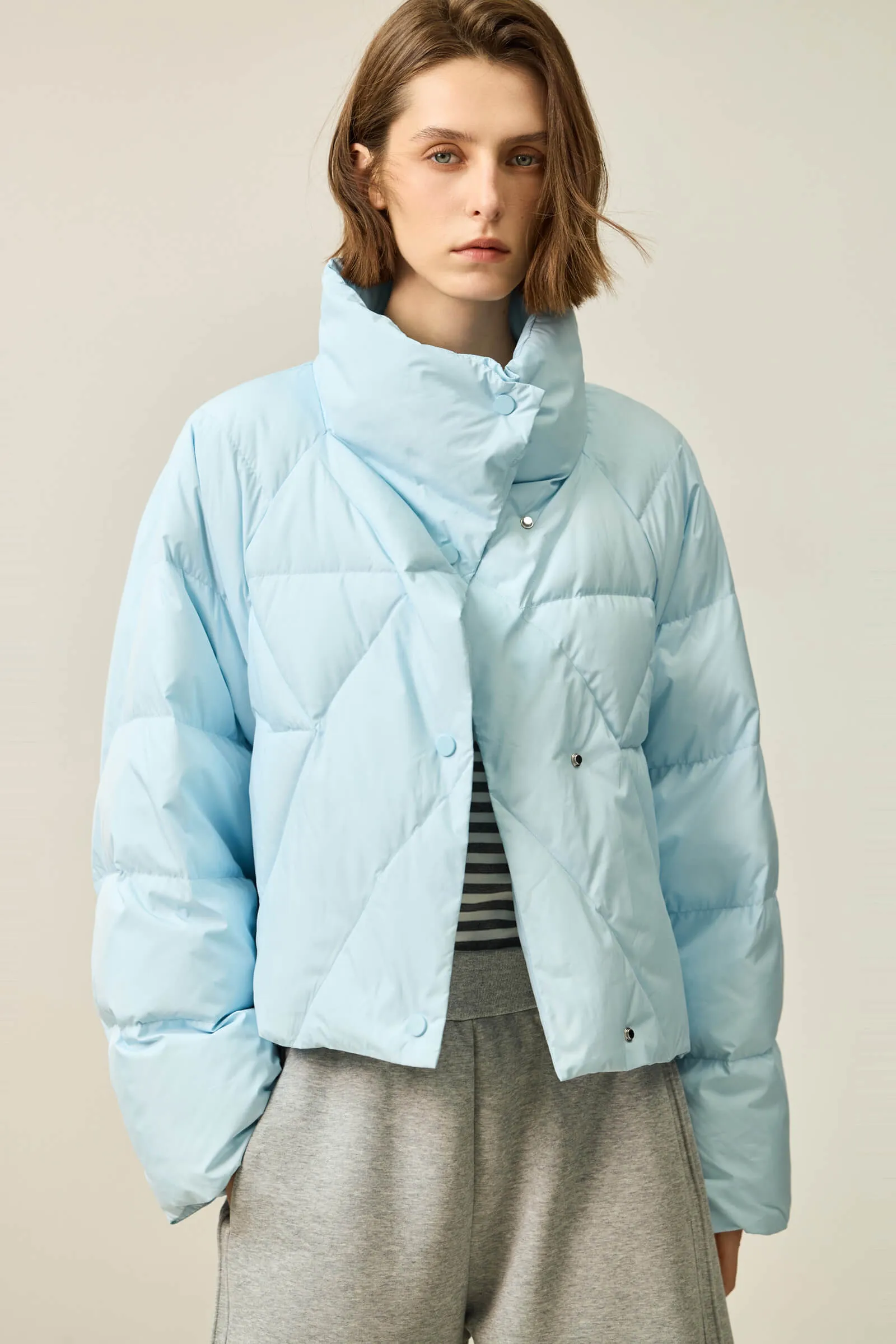 LILY White Duck Down Ultra-Light Down Jacket