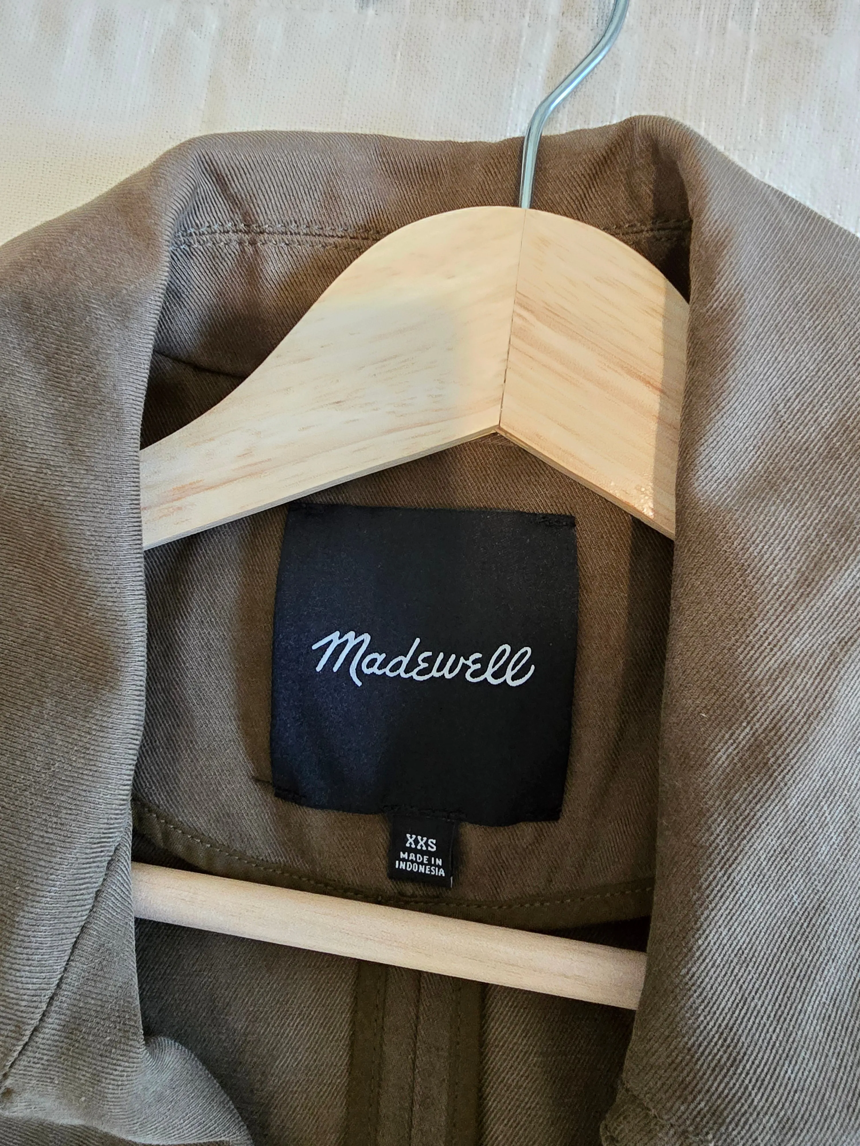 Madewell Olive Trench Coat (XXS/XS)