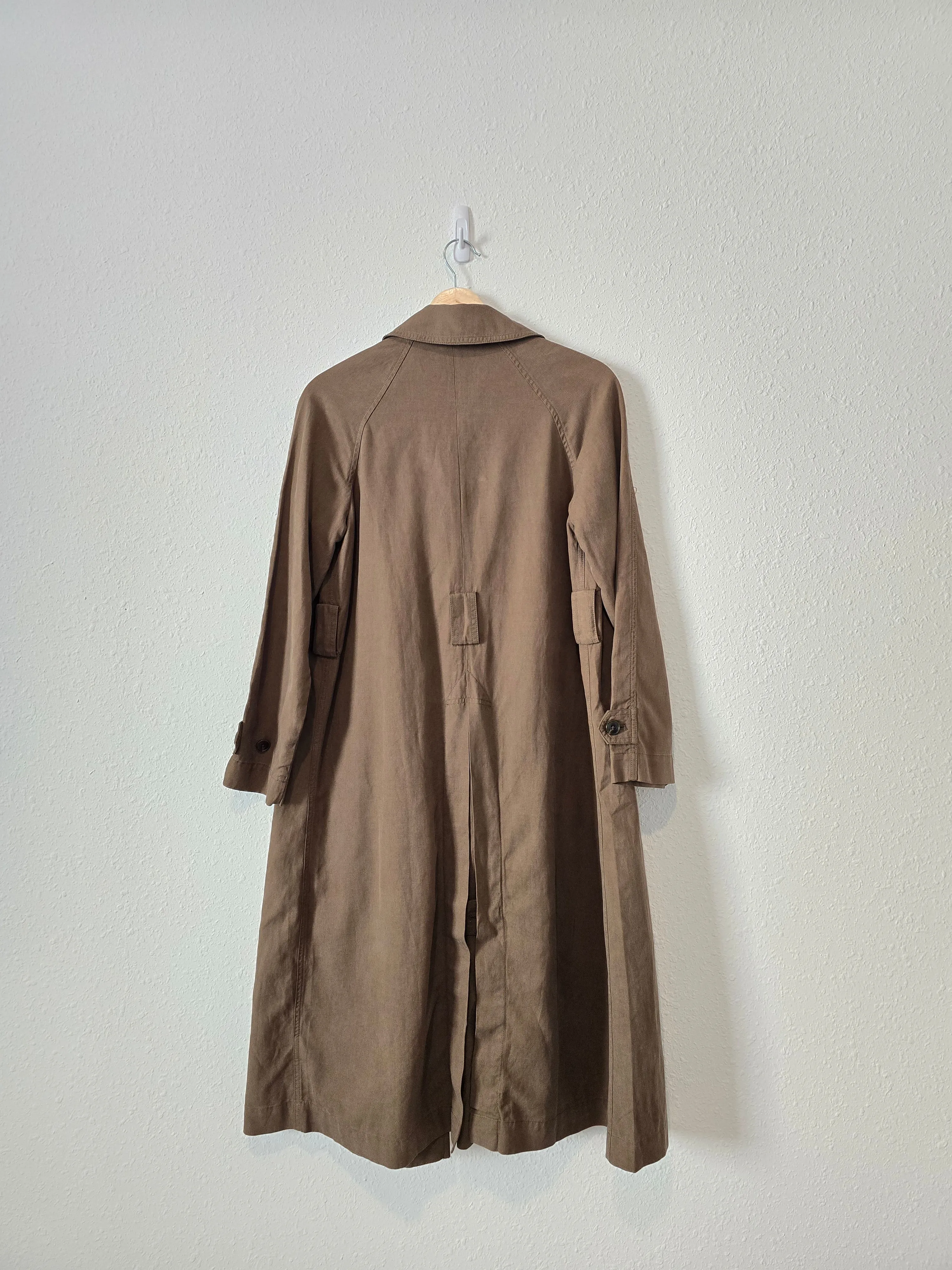 Madewell Olive Trench Coat (XXS/XS)