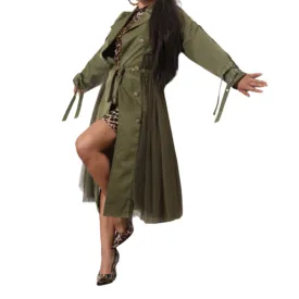 Olive Trench Coat