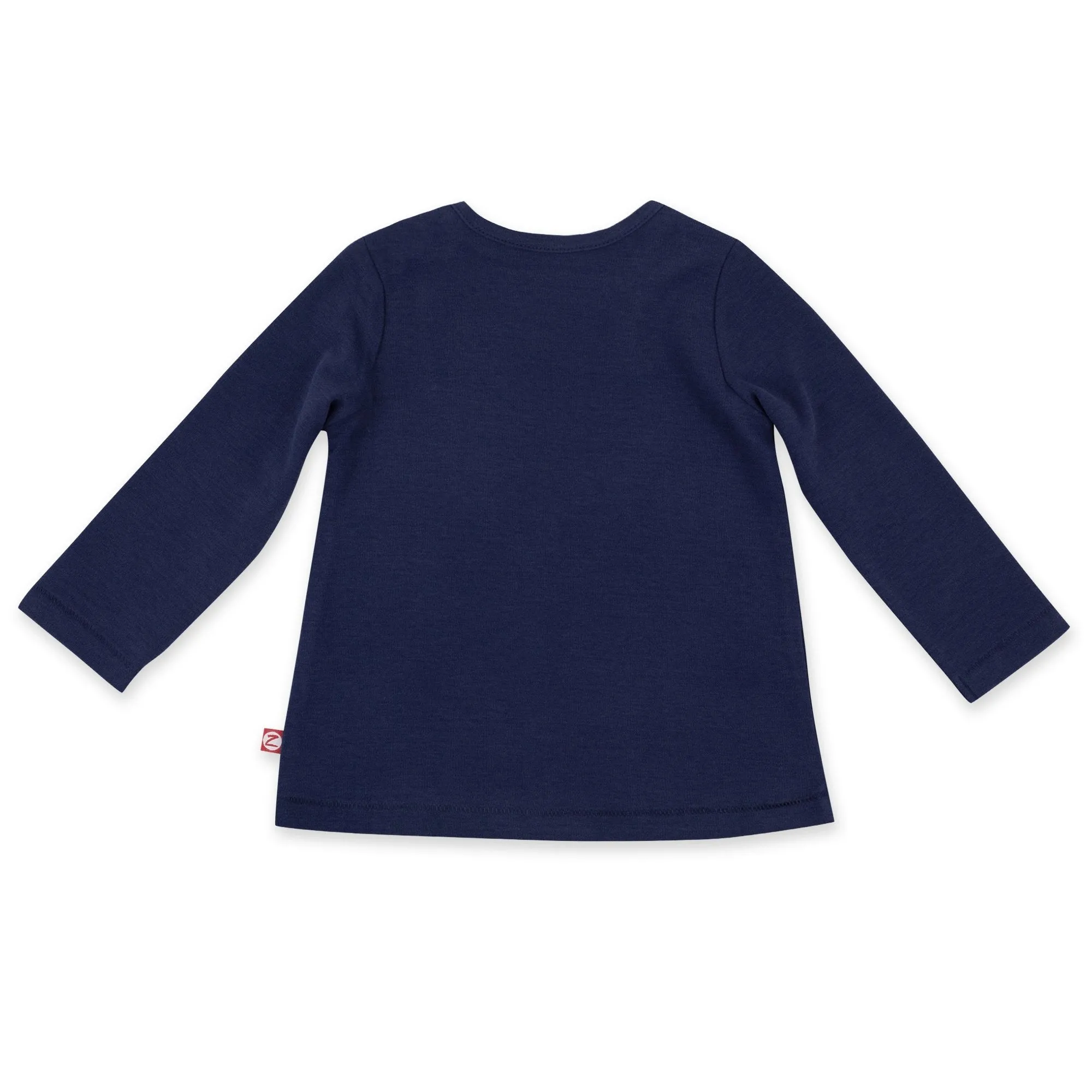 Organic Cotton Long Sleeve Swing Tee - True Navy