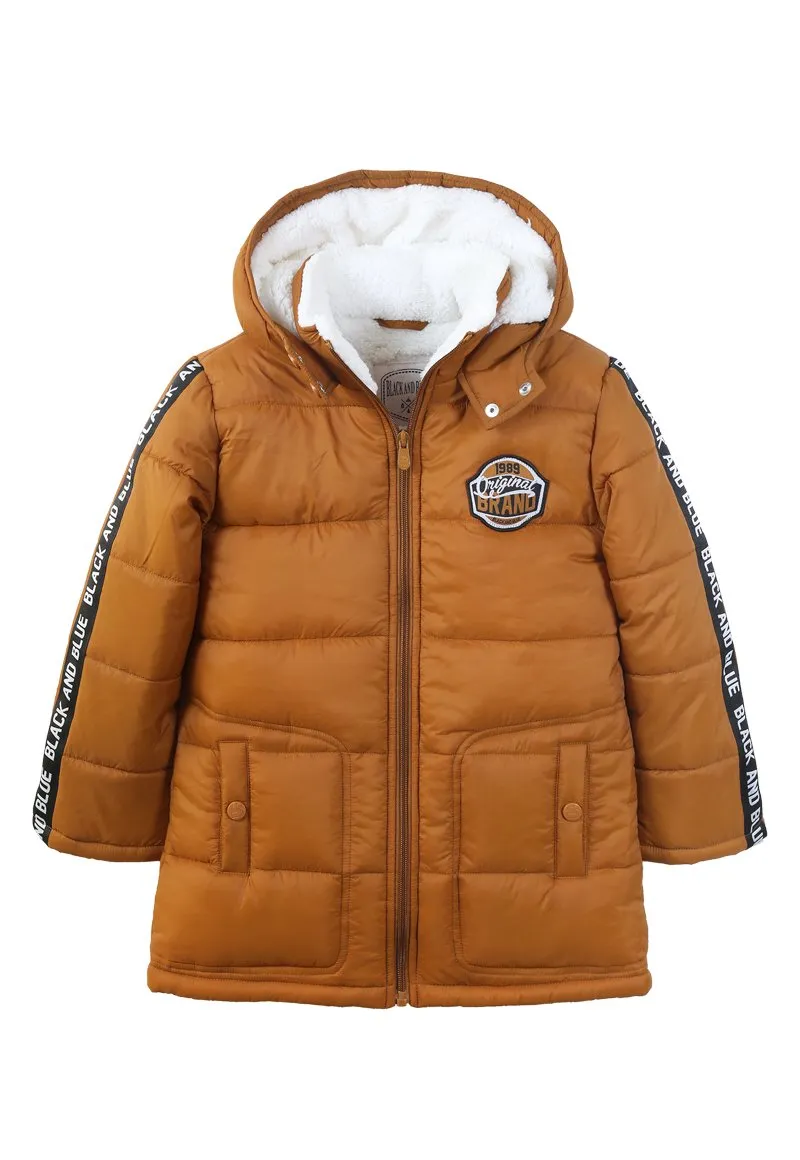 Parka Baltasar Niño Camel Black and Blue