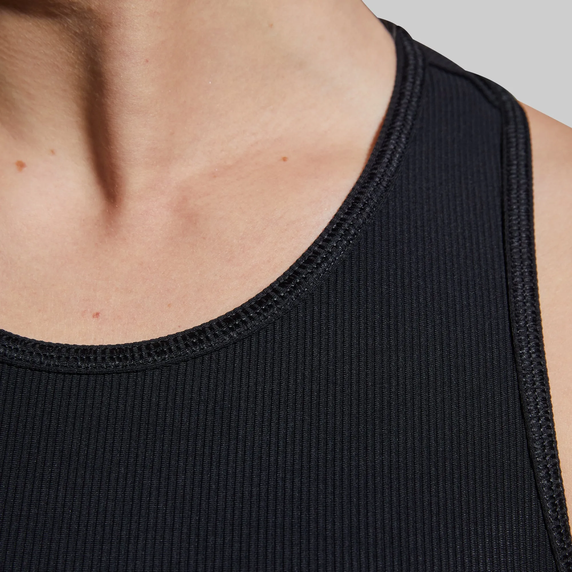 Perfect Ribbed Tank (Black)