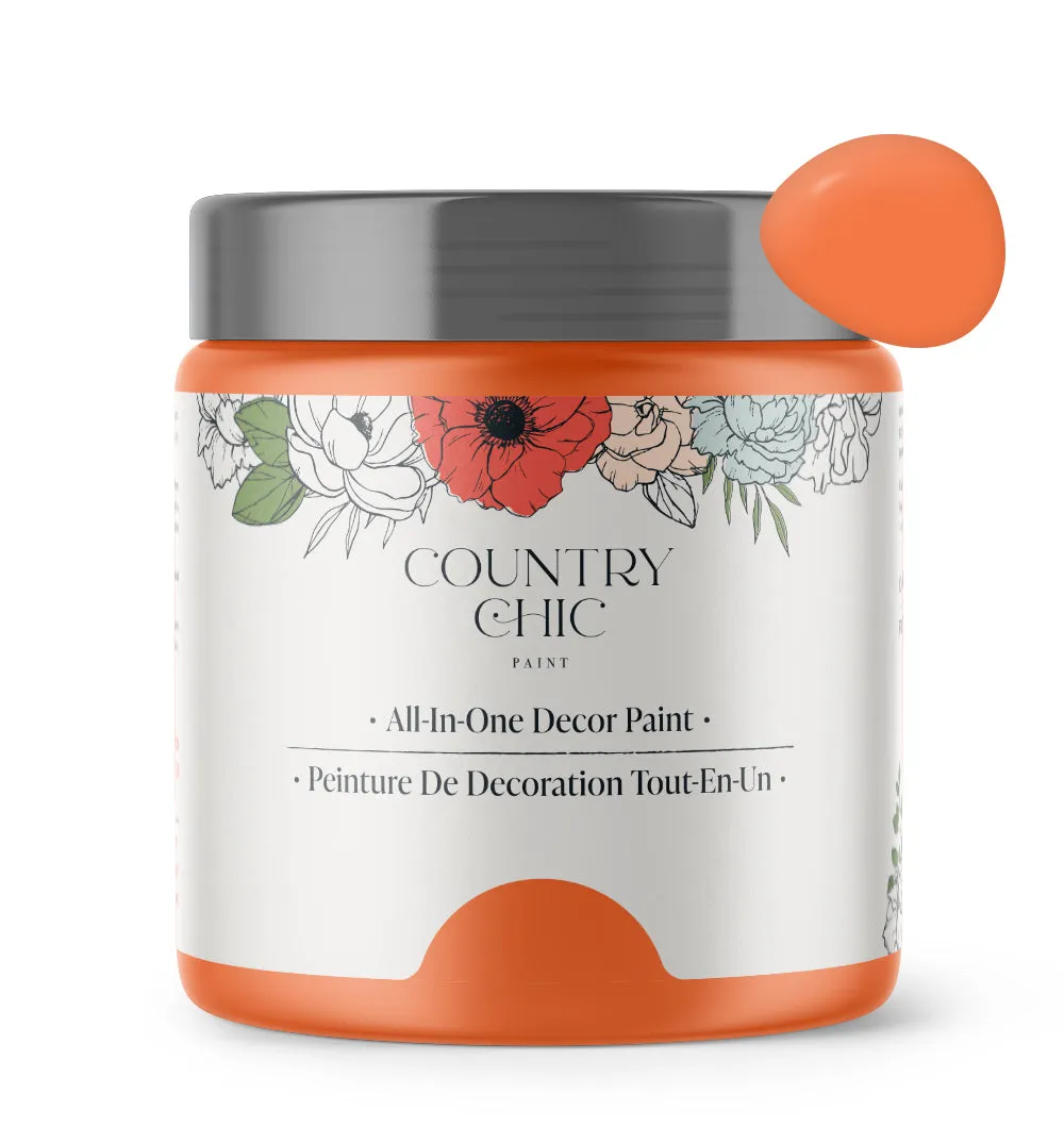 Persimmon - Chalk Style Paint for Furniture, Home Decor, DIY, Cabinets, Crafts - Eco-Friendly All-In-One Paint