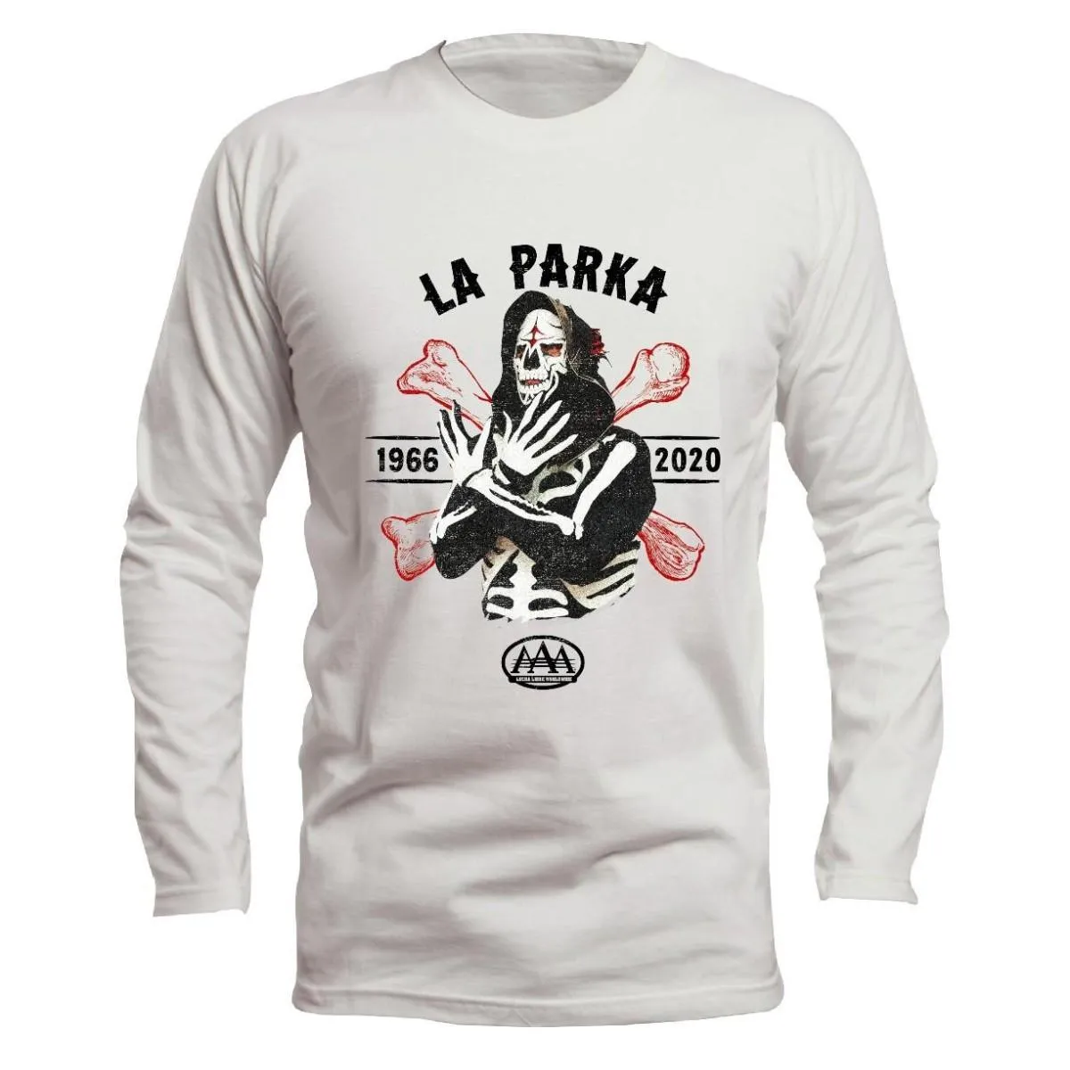 Playera Manga Larga Lucha Libre AAA Hombre La Parka OD77127