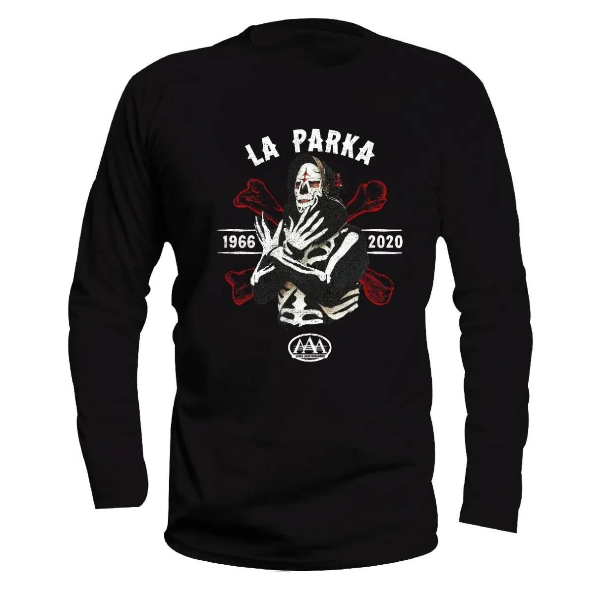 Playera Manga Larga Lucha Libre AAA Hombre La Parka OD77127