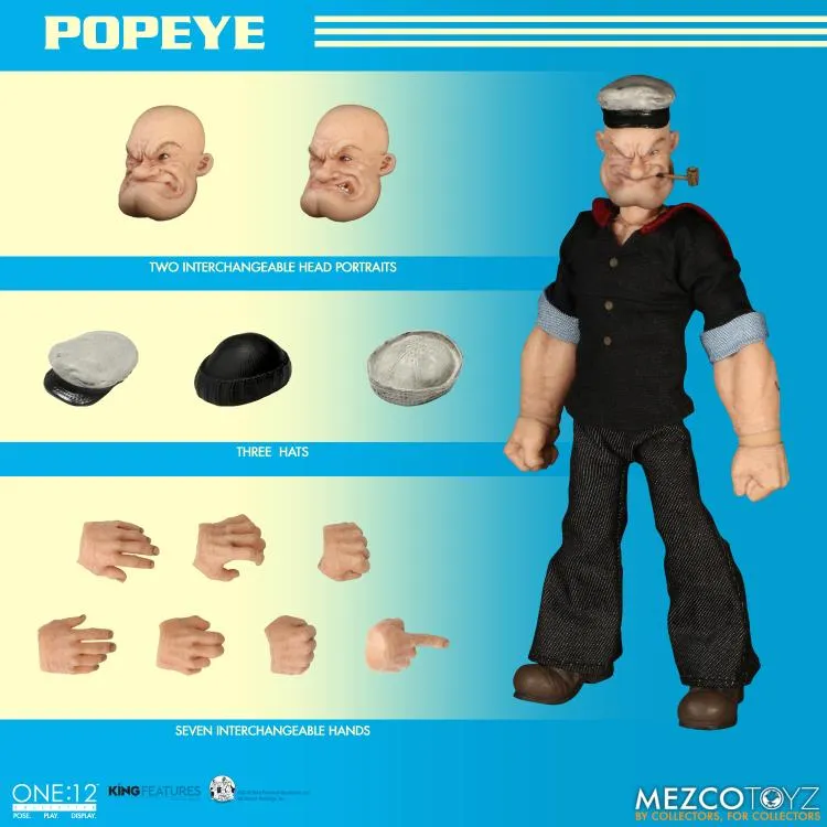 (Pre-order) Mezco Toyz Popeye One:12 Collective Popeye