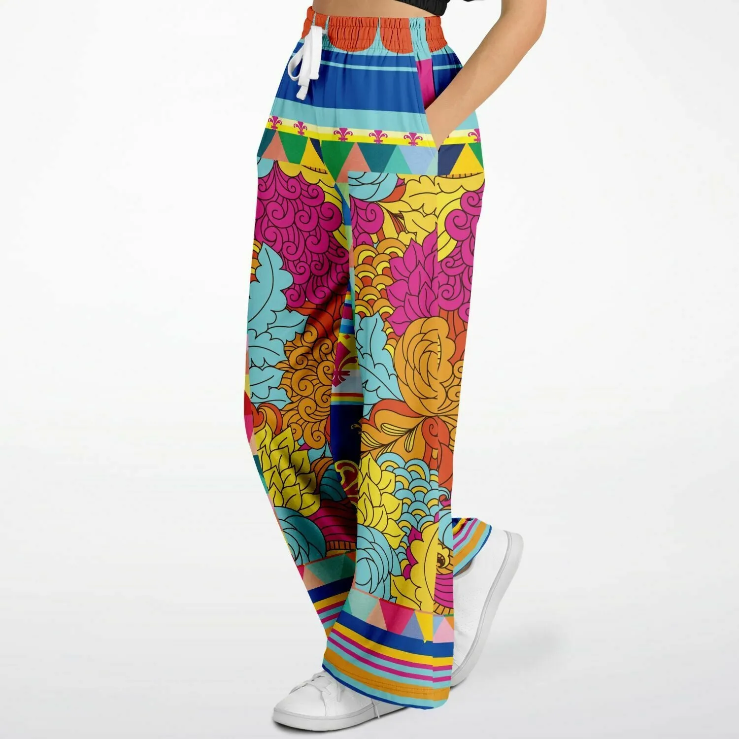 Queenie Eco-Poly Stretchy Phat Bellbottoms