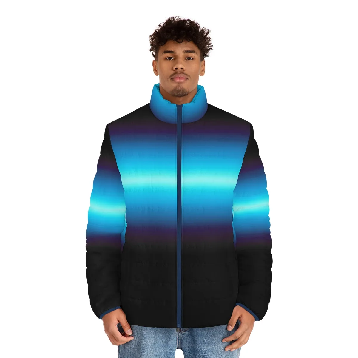 "Electrify Your Style: 'Normal Is A Myth' Puffer Jacket"