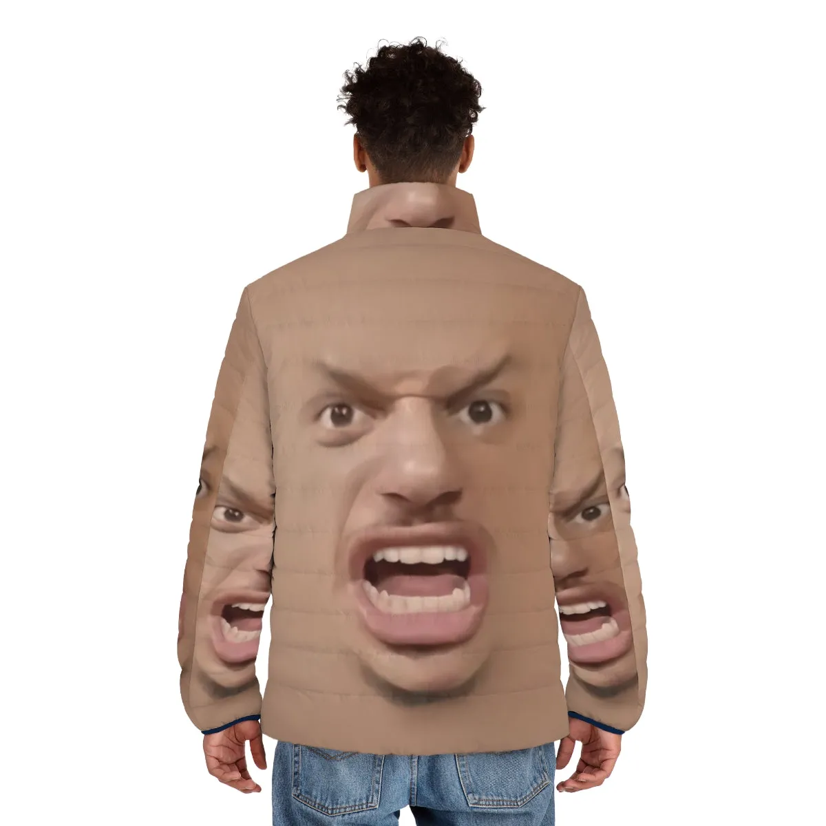 "Eric Andre Yelling Puffer Jacket: Unleash Your Inner Chaos"