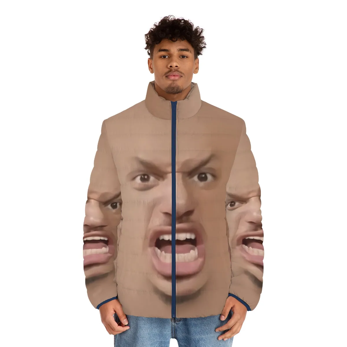 "Eric Andre Yelling Puffer Jacket: Unleash Your Inner Chaos"