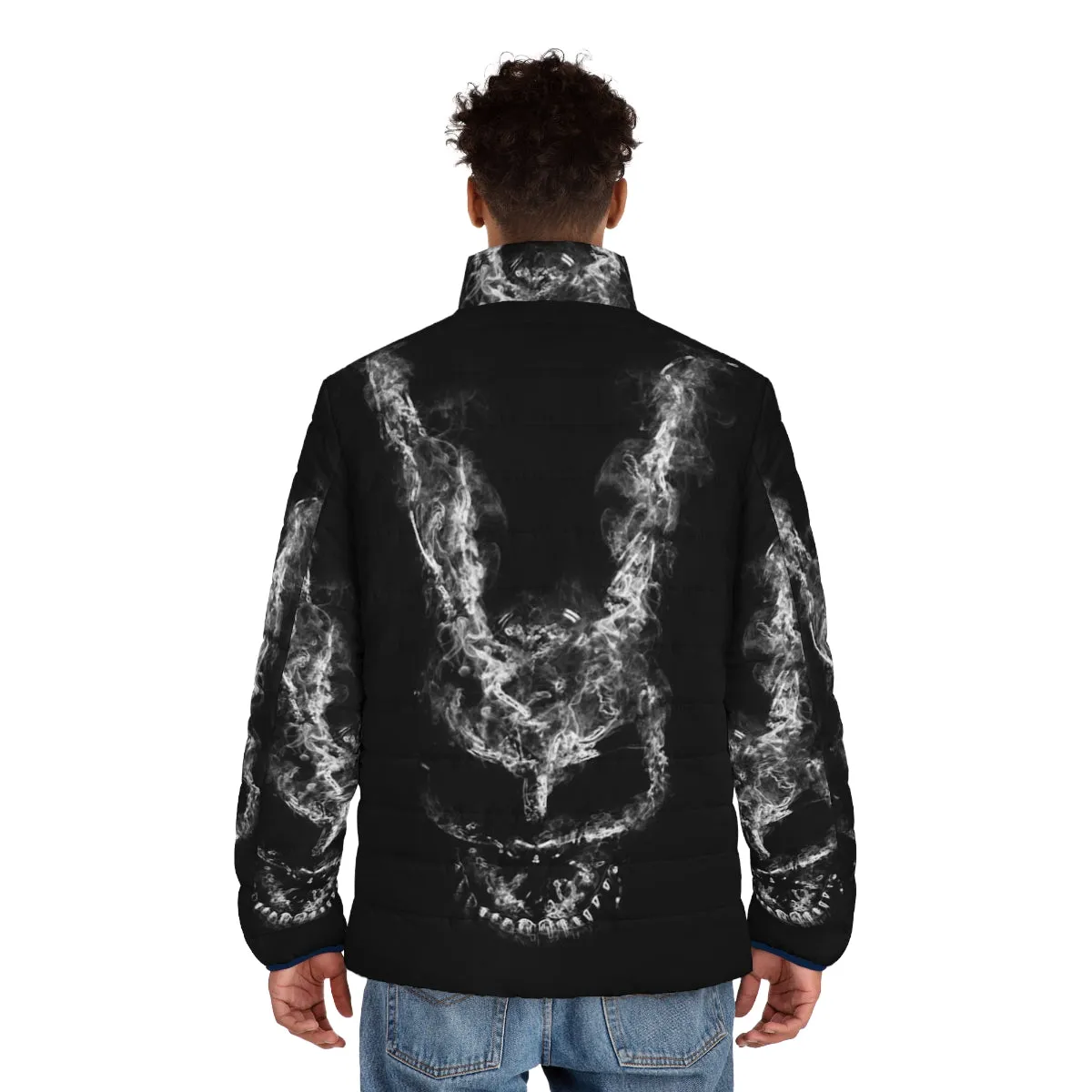 "Wake Up Puffer Jacket: Inspired by the Iconic Donnie Darko"