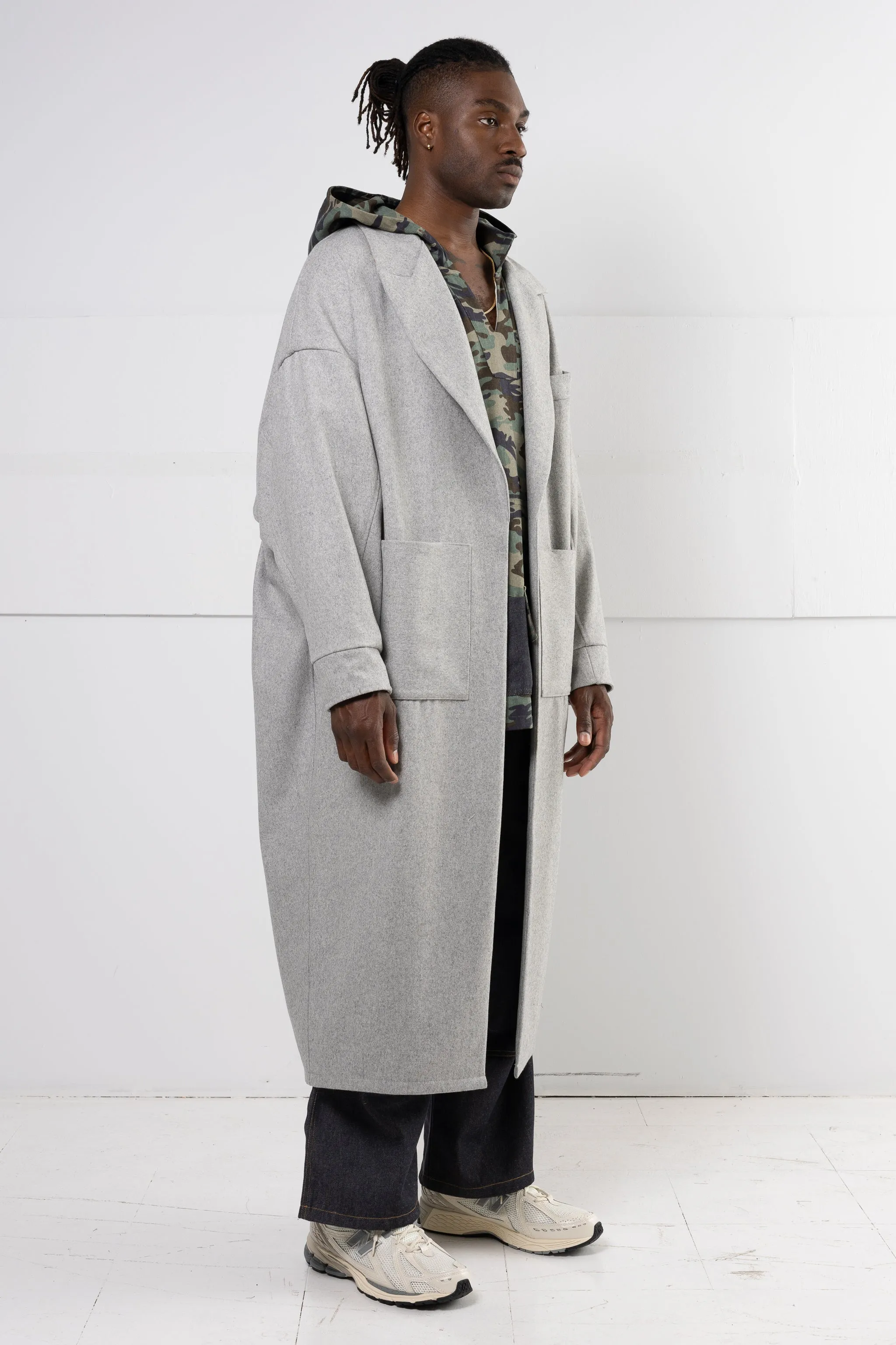 RAPLH WOOL TRENCH