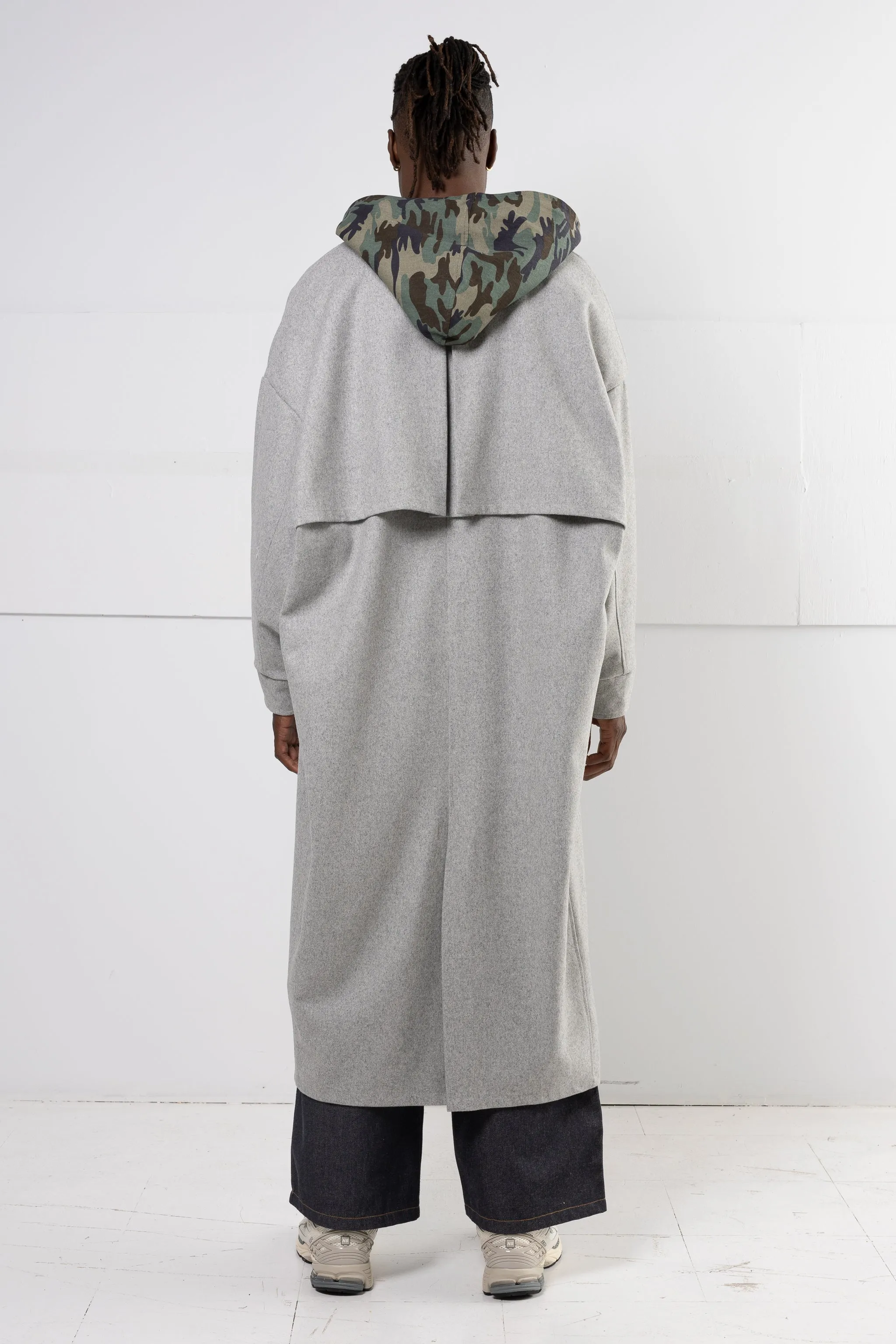 RAPLH WOOL TRENCH