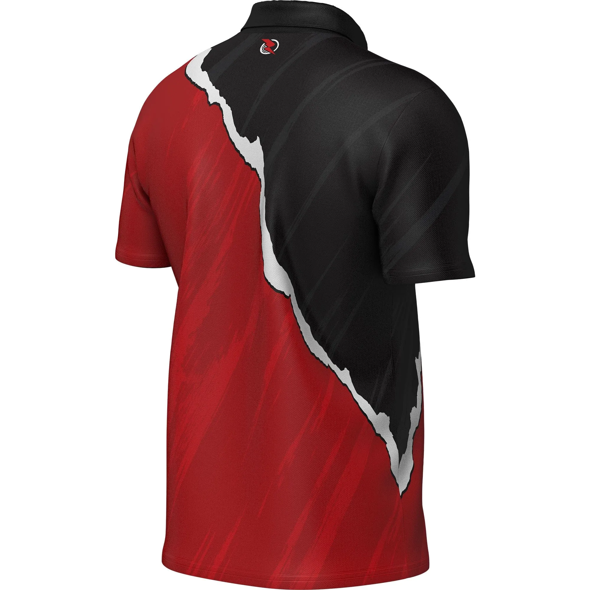 Ruthless RipTorn ECO Dart Shirt - with Pocket - Black & Red