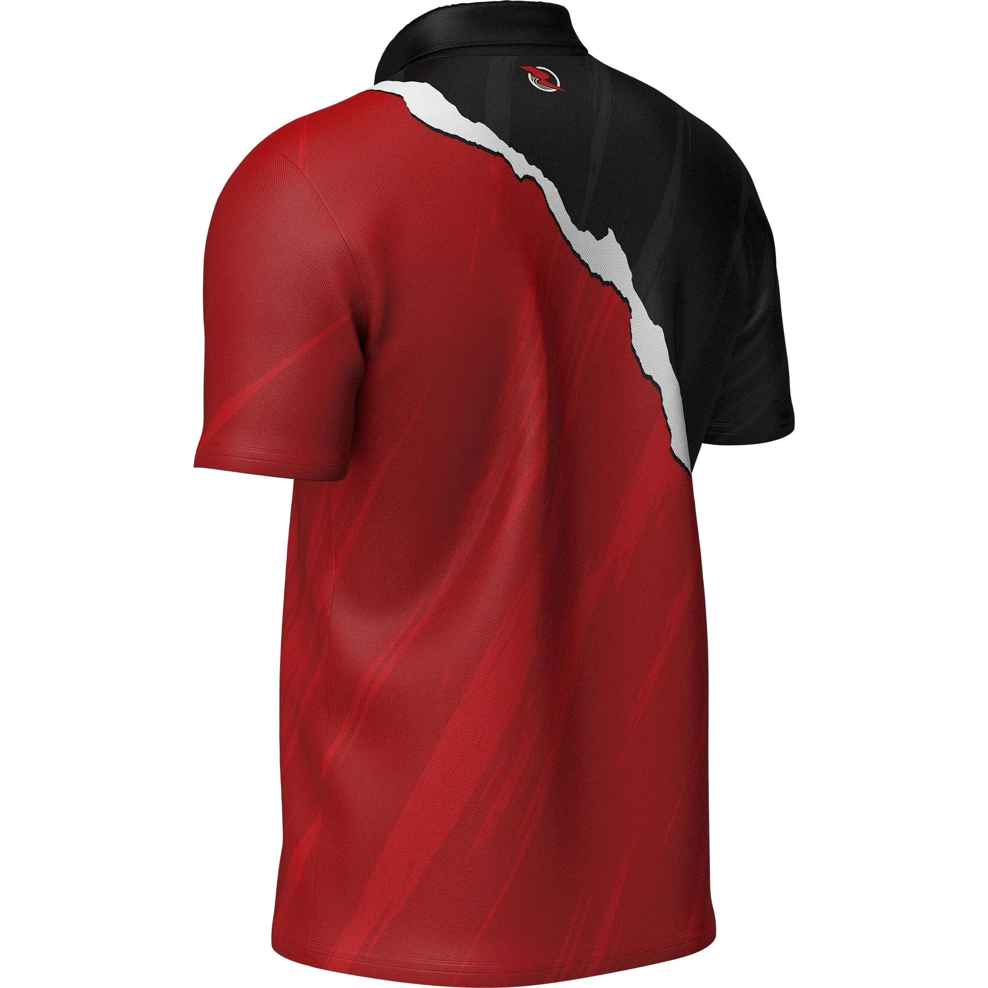 Ruthless RipTorn ECO Dart Shirt - with Pocket - Black & Red