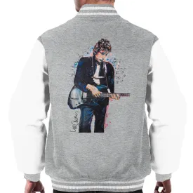 Sidney Maurer Original Portrait Of Bob Dylan On Bass Men's Varsity Jacket