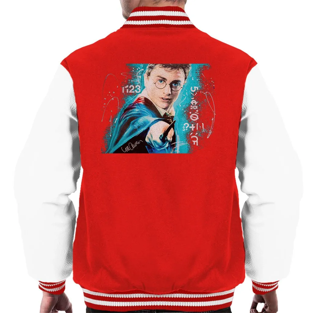 Sidney Maurer Original Portrait Of Daniel Radcliffe Harry Potter Men's Varsity Jacket