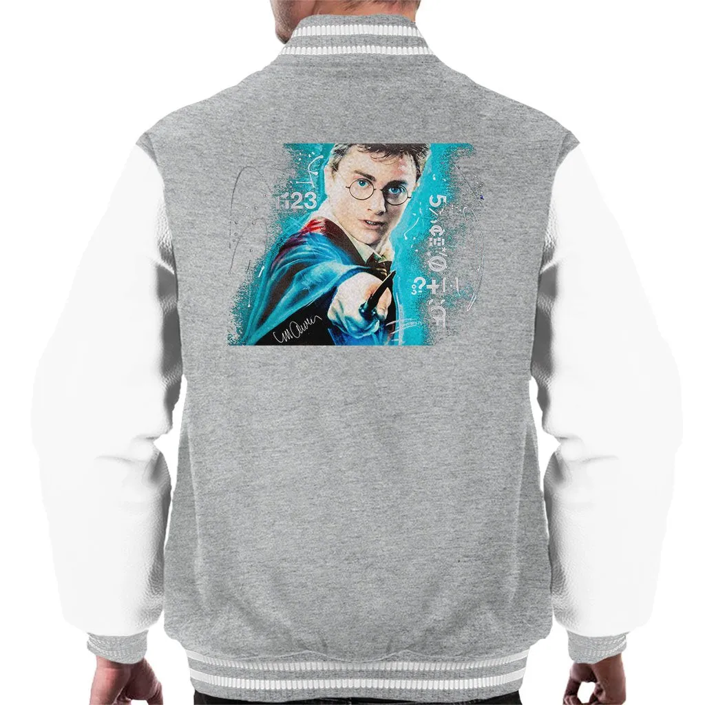 Sidney Maurer Original Portrait Of Daniel Radcliffe Harry Potter Men's Varsity Jacket