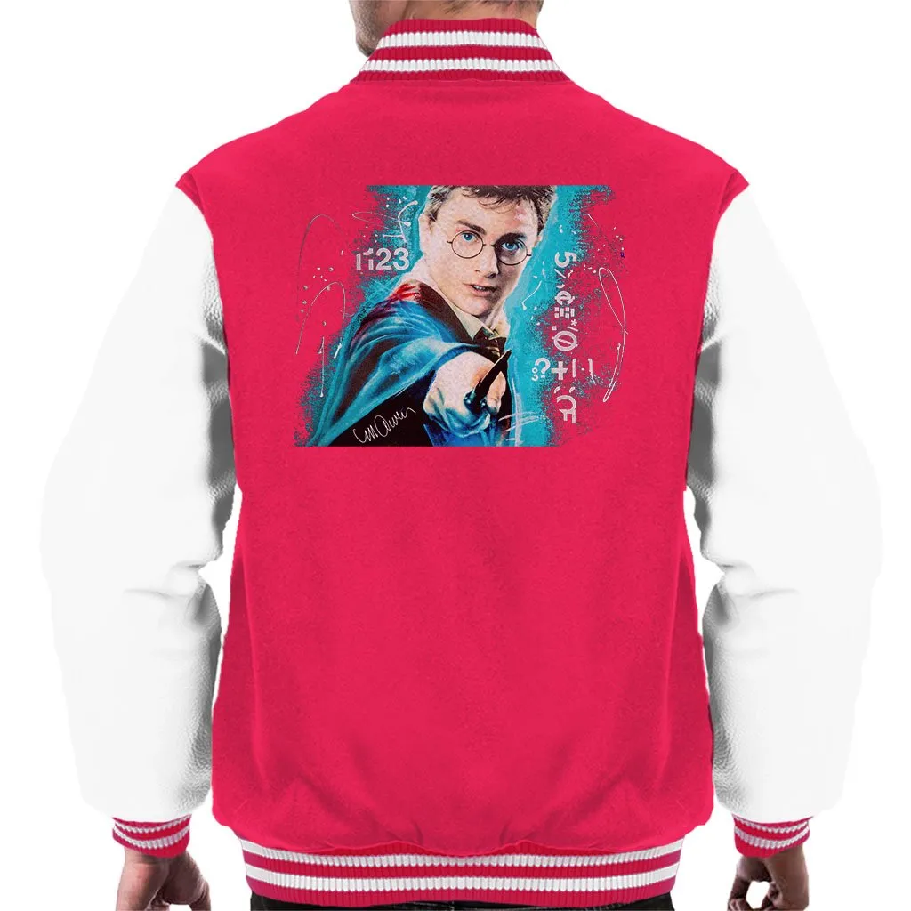 Sidney Maurer Original Portrait Of Daniel Radcliffe Harry Potter Men's Varsity Jacket