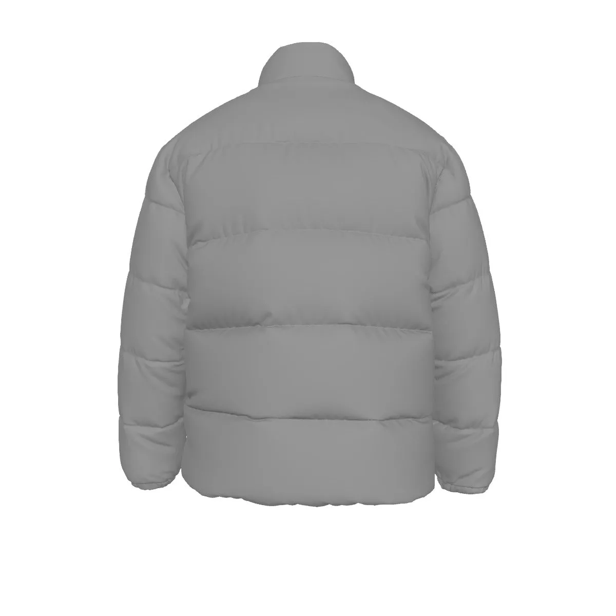 Sixty Eight 93 Logo White Grey Unisex Puffer Jacket