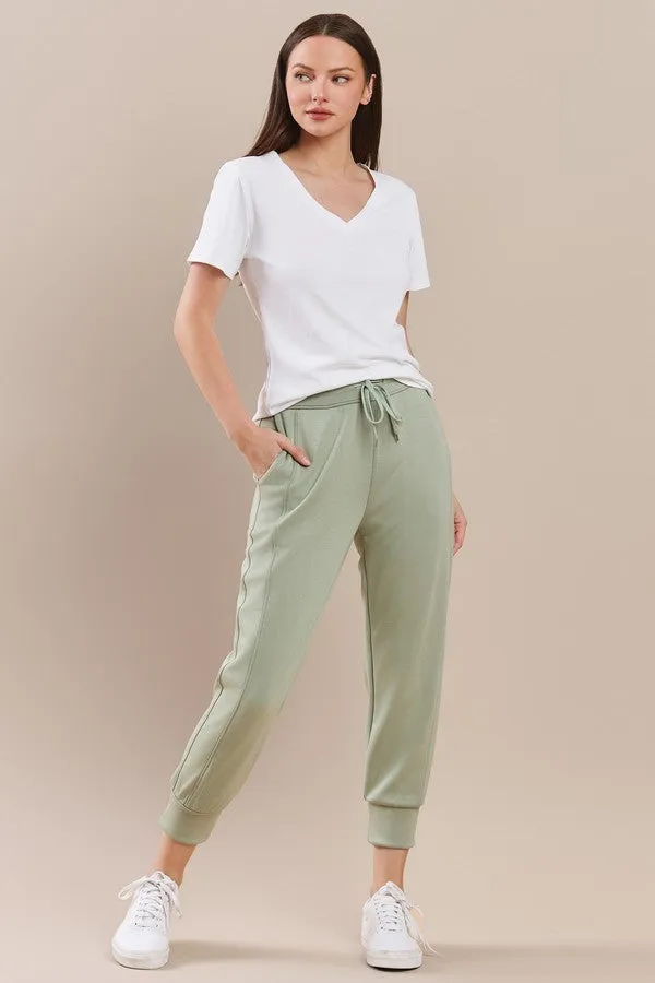 Sporty Cropped Joggers