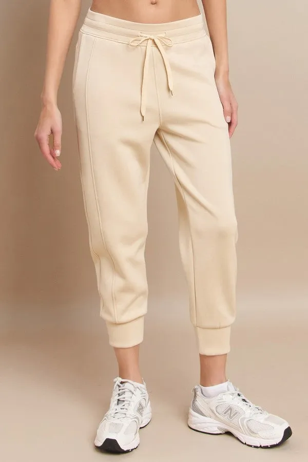 Sporty Cropped Joggers