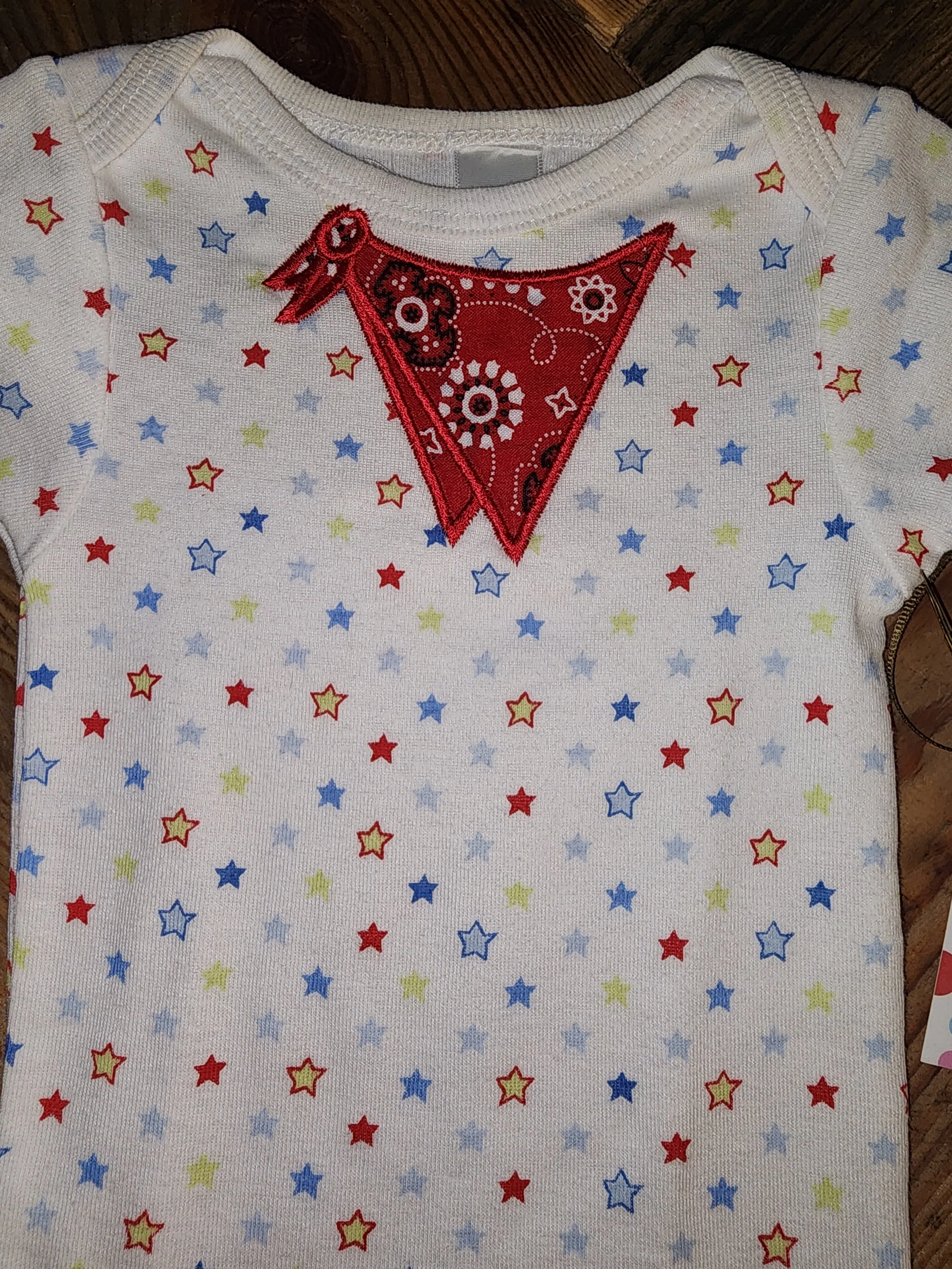 Stars Western Bodysuit Size 3/6m