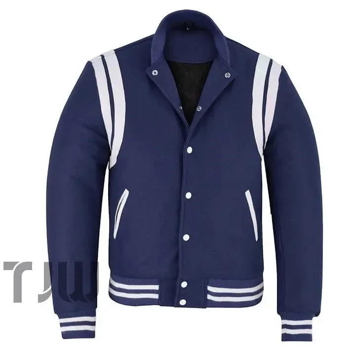 Teddy - Navy Blue White D/Strips