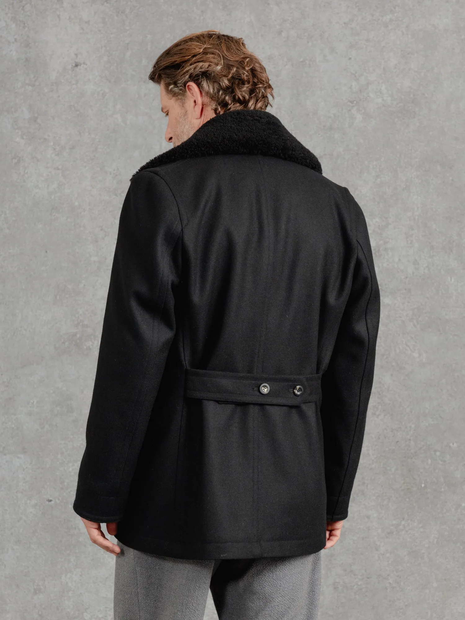 The Shearling Collar Peacoat