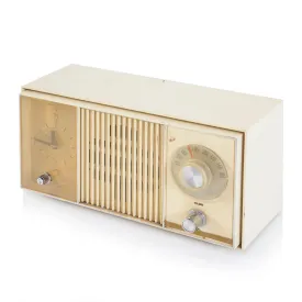 Vintage Cream Radio Clock