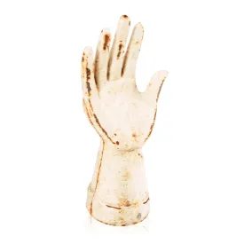 White Iron Hand Sculpture (A D)