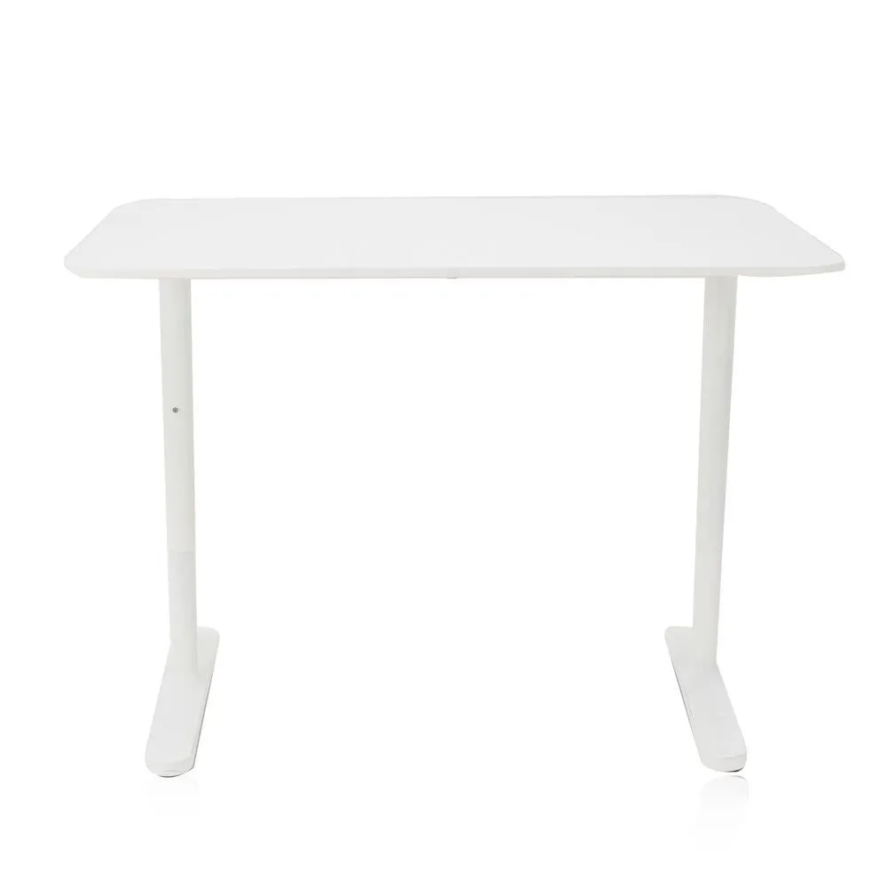 White Square Corner Adjustable Work Table