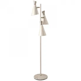 White Three Pin Floor Lamp