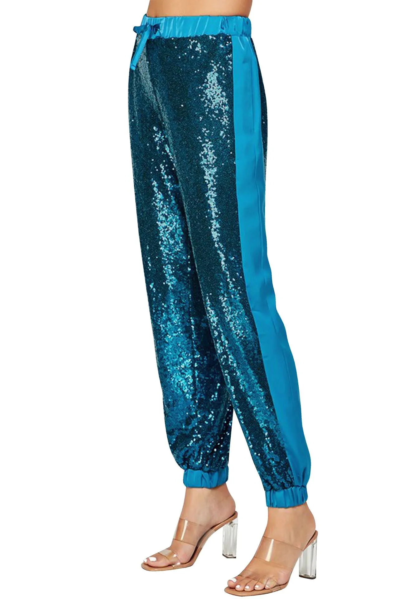 Women's Sequin Jogger Pants