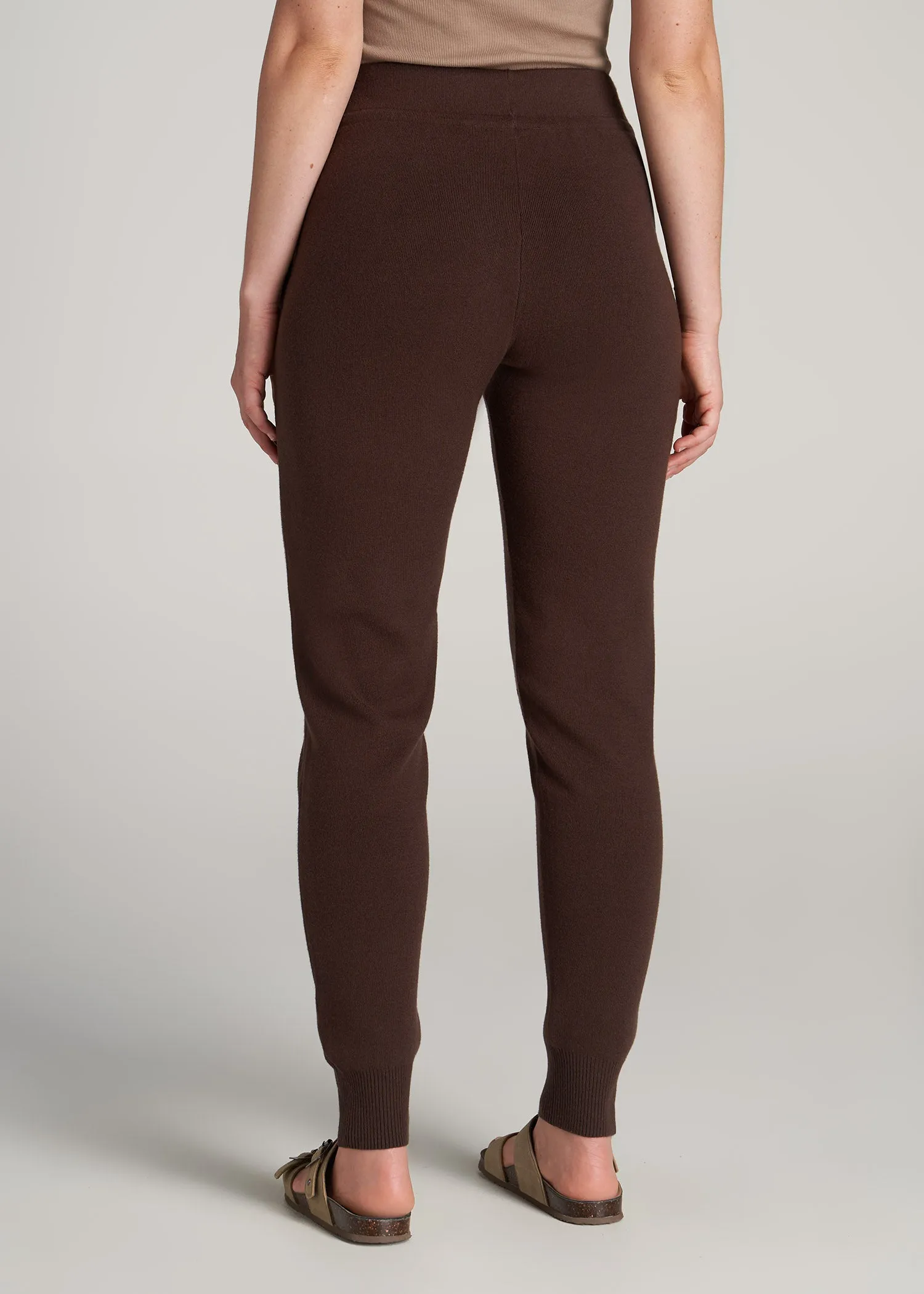 Women's Tall Knit Lounge Jogger in Chocolate